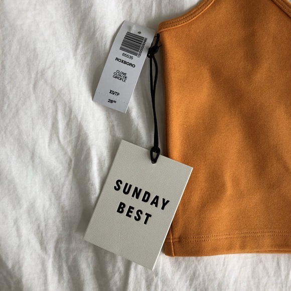 Sunday Best Cropped Tank Top NWT - Picture 2 of 4